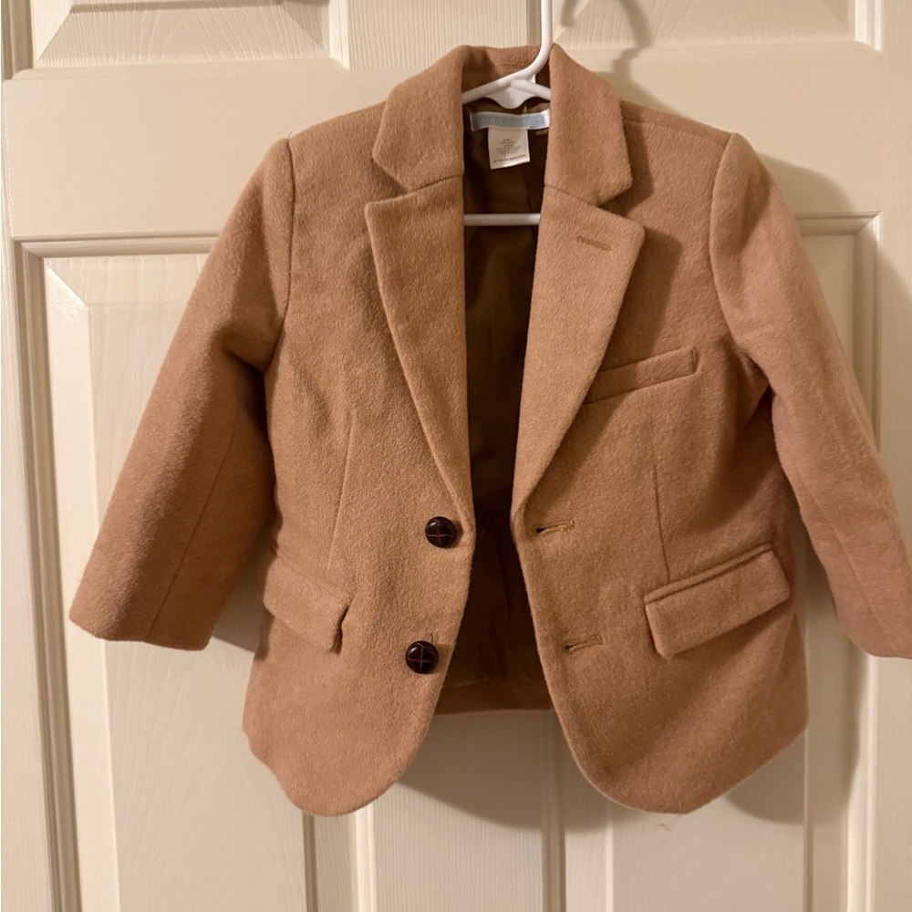 Janie and Jack Tan Blazer Classic Tailored Design